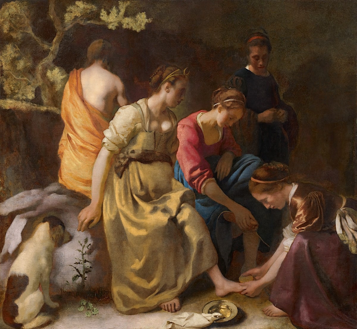 Diana and her Companions, 1653 by Johannes Vermeer