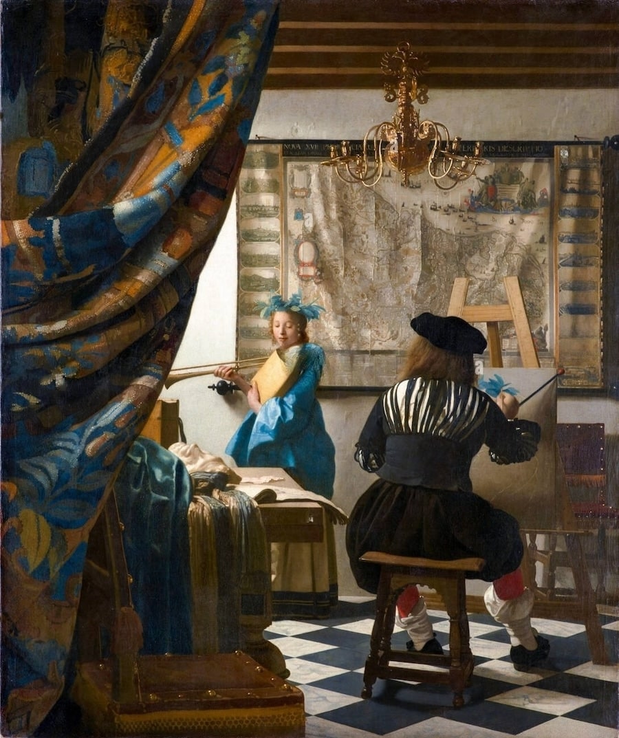 The Art of Painting, 1666 by Johannes Vermeer