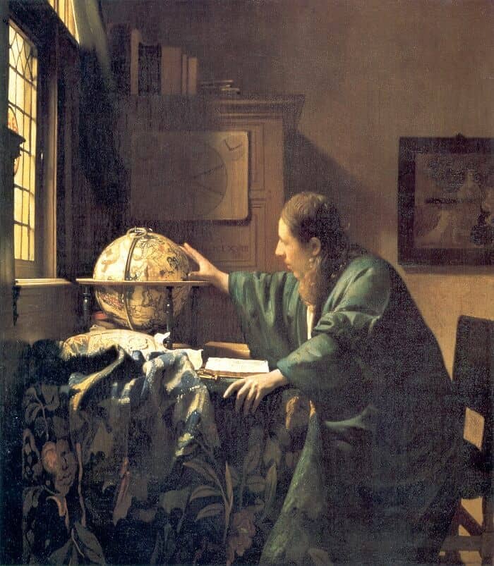The Astronomer, 1668 by Johannes Vermeer