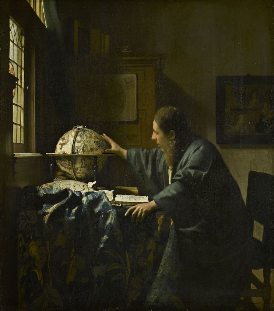 The Astronomer, 1668 by Johannes Vermeer