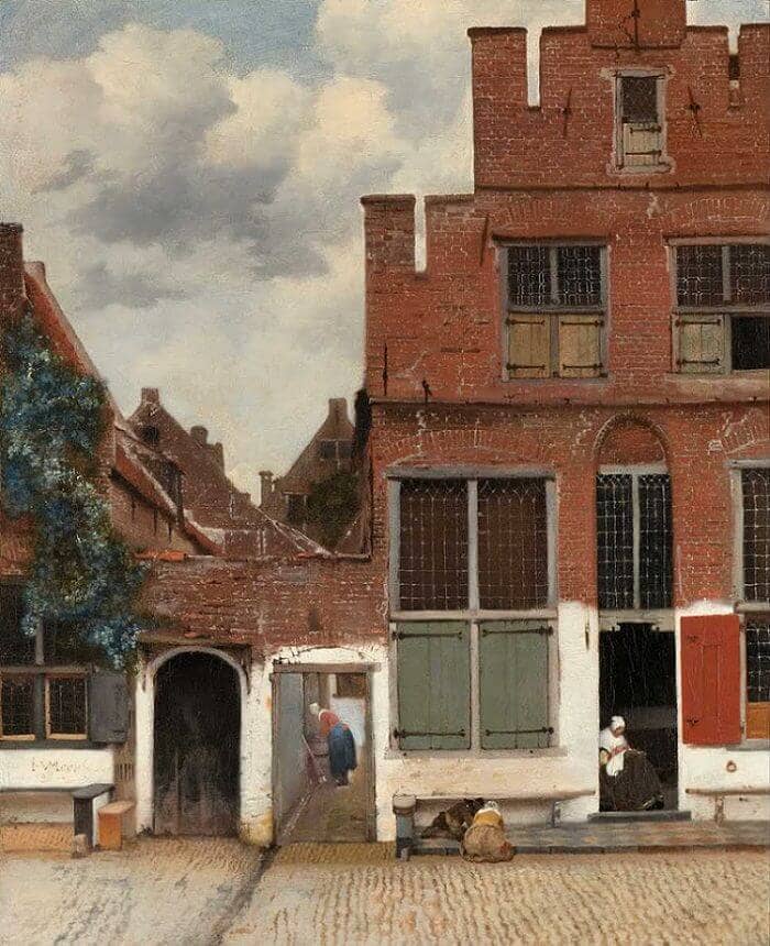 The Little Street, 1657 by Johannes Vermeer