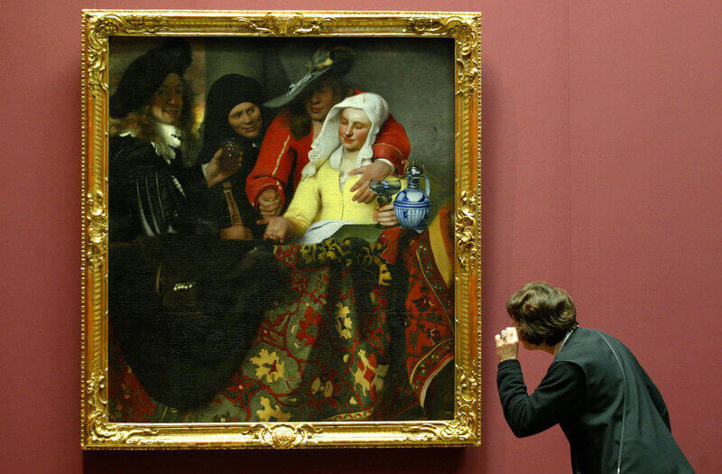 The Procuress 1665 by Johannes Vermeer