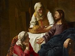 Christ in the House of Martha and Mary by Johannes Vermeer