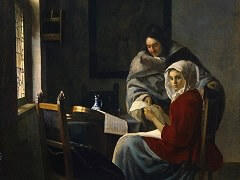 Girl Interrupted at her Music by Johannes Vermeer