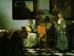 The Concert by Johannes Vermeer