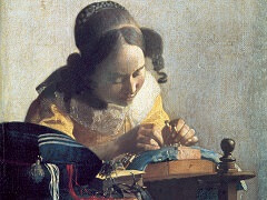 The Lacemaker by Johannes Vermeer