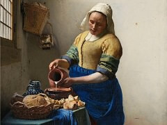 The Milkmaid by Johannes Vermeer