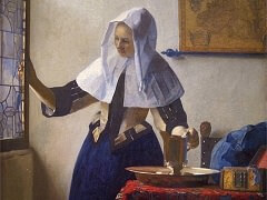Woman with a Water Jug by Johannes Vermeer